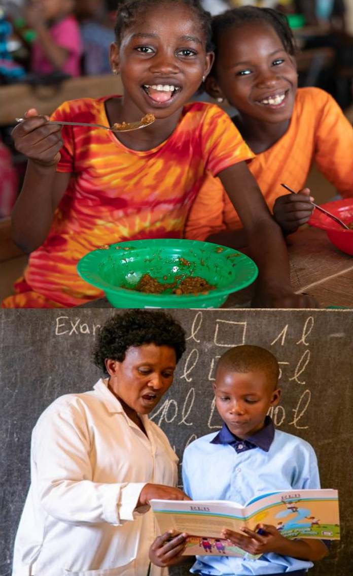 Meals / books for schools